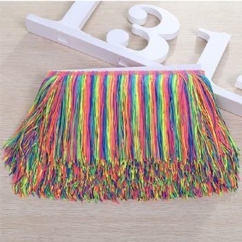 Rainbow Nylon Fringe