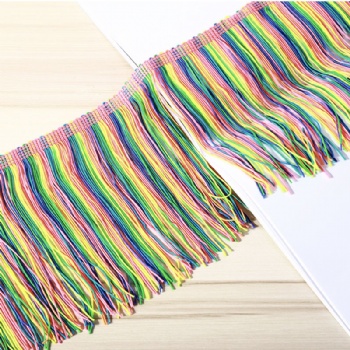 Rainbow Nylon Fringe