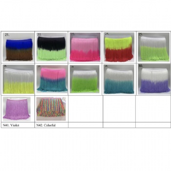 Bicolor Nylon Fringe