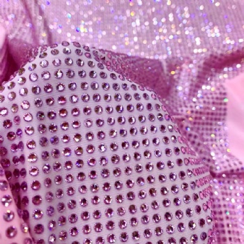 Rhinestones Fabric