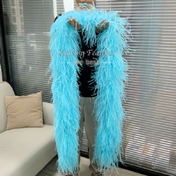 Ostrich Boa Aquamarine