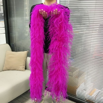 Ostrich Boa Neon Fuchsia