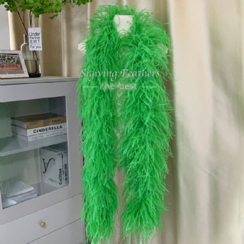 Ostrich Boa Green