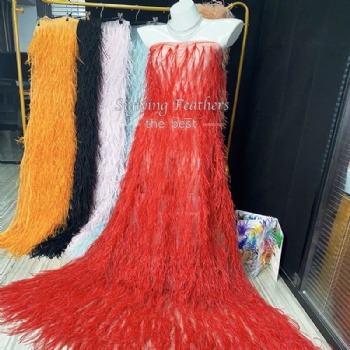 Ostrich Feathers Fabric